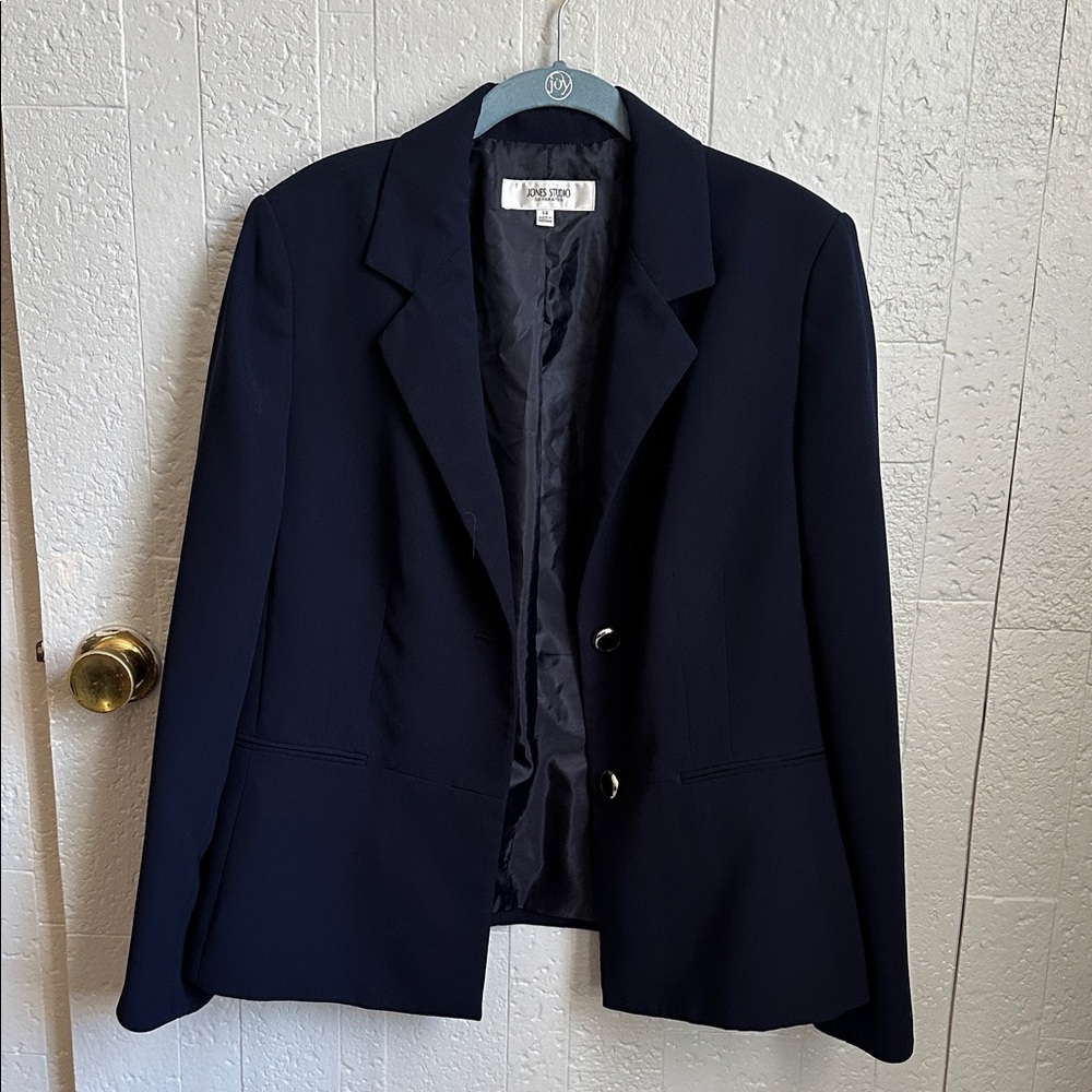 Jones Studio Navy Blazer sz 14